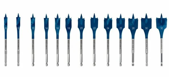 BOSCH Exp Scs Yaprak Ahşap Matkap Ucu Hex 13Lü ürün görseli