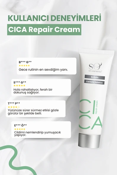 CICA Repair Cream – Su Bazlı Onarıcı & Nemlendirici Cilt Kremi | Makyaj Altına Uygun | 50ML - 5