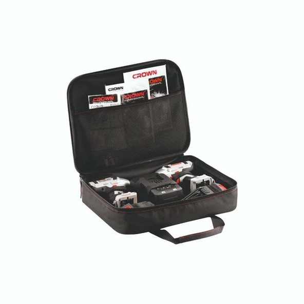 CROWN Ct22015Hx Somun Sıkma+Ct22021Hx Darbeli Vidalama İkili Set ürün görseli 1