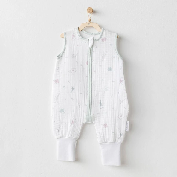 Andywawa AC25520 Love Family Müslin Tulum Ekru ürün görseli 1