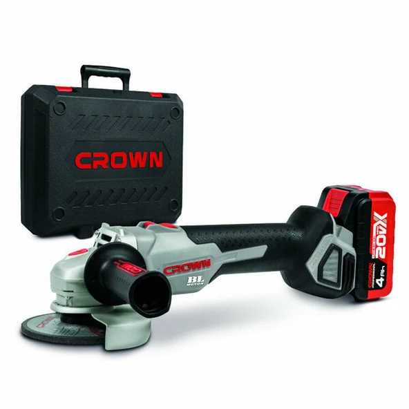 CROWN Akülü Avuç Taşlama 20V-4Ah 115 mm Ct23001-115Hx-4 Bmc ürün görseli 1