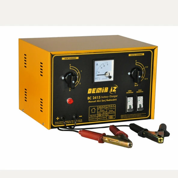 DEMİRİZ 24V-15A Manuel İki Akü Şarj ürün görseli