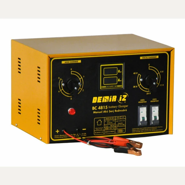 DEMİRİZ 48V-15A Manuel Dört Akü Şarj - 1