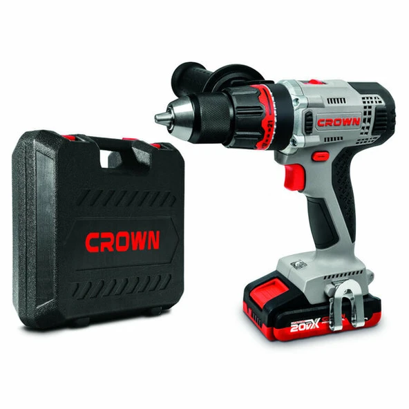 CROWN Akülü Vidalama 20V-2Ah Ct21076Hmx-2 Bmc ürün görseli 1