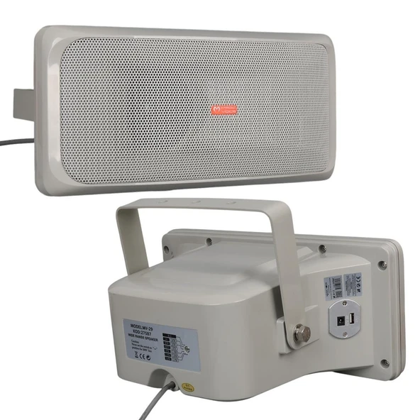 Magicvoice MV-29 30 Watt 100 Volt Usb'li Horn Sütun Hoparlör - 4