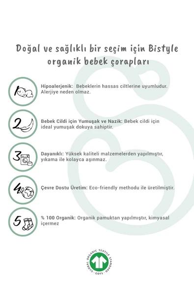 Bistyle 3'Lü Penye Boy And Girl Soket Çorap BS10114 Gri - Resim 3