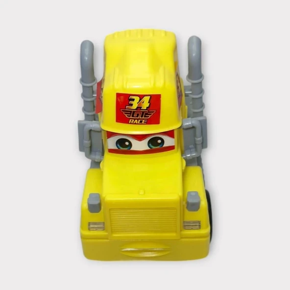 Sürtmeli Oyuncak Tır - Sarı - 3