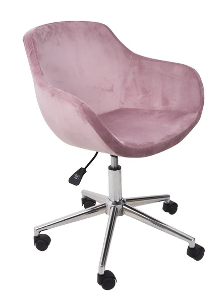 Monev 1 Pembe Kumaş Ev ve Ofis Çalışma Koltuğu - 2