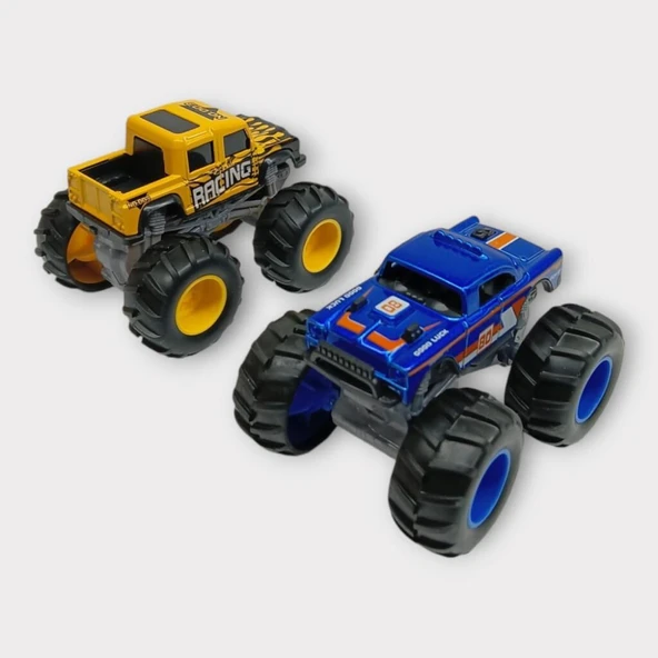 Mini Off-Road Araçlar 2'li - Sarı Lacivert - 3