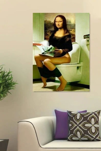 KOMİK WC TUVALET BANYO KANVAS TABLO EV DUVAR SALON HEDİYELİK DEKARASYON SÜSÜ ÖLÇÜ SEÇMEYİ UNUTMAYINI