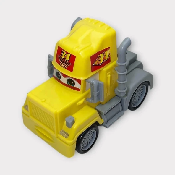 Sürtmeli Oyuncak Tır - Sarı - 4