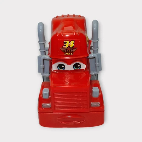 Sürtmeli Oyuncak Tır - Kırmızı - 3