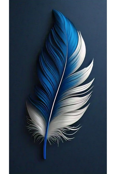 3 LÜ MAVİ BEYAZ DEKARASYON KANVAS TABLO EV DUVAR SALON OFİS DÜKKAN HEDİYELİK HOL - 3