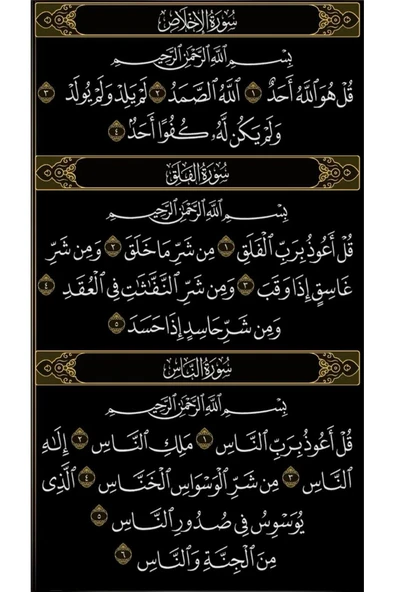 İHLAS FALAK NAS KORUYUCU KANVAS TABLO EV DUVAR SALON OFİS DÜKKAN HEDİYELİK DEKARASYON SÜSÜ - 2