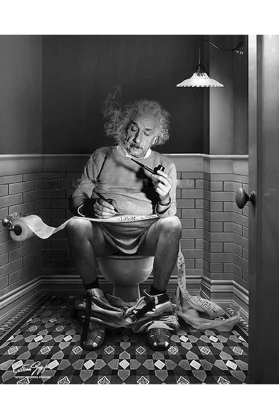 KOMİK WC TUVALET KANVAS TABLO BANYO OFİS DÜKKAN DEKARASYON SÜSÜ ÖLÇÜ SEÇİNİZ :) - 2