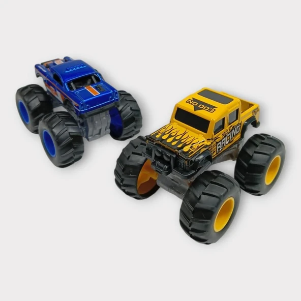 Mini Off-Road Araçlar 2'li - Sarı Lacivert - 1
