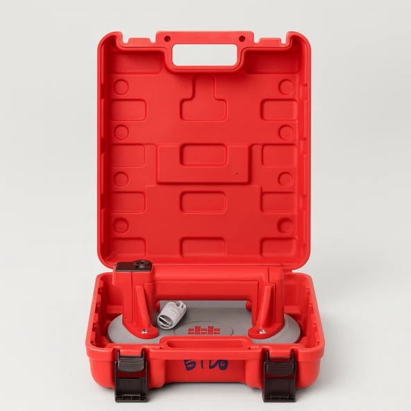 220 Kg Yüksek Güçlü Emiş Dijital Göstergeli Vakumlu Vantuz Cam Seramik Mermer Ağır Yük Taşıma Vakum - Resim 4