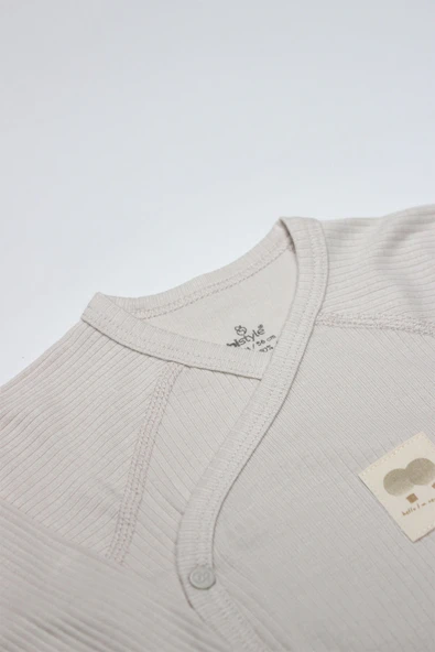 Bistyle Modal Flying Balloons 5'Li Hastane Çıkışı BS12109 Bej - Resim 4