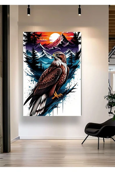 KARTAL TEMALI KANVAS EV DUVAR SALON OFİS DÜKKAN HEDİYELİK DEKARASYON SÜSÜ ÖLÇÜ SEÇMEYİ UNUTMAYINIZ.