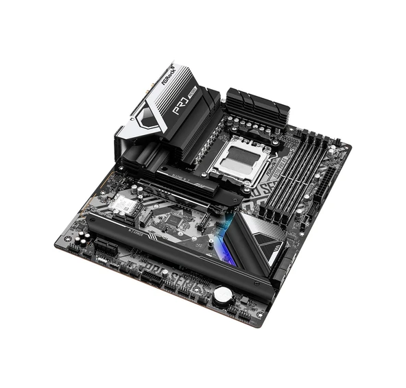 Asrock X670E Pro RS AMD X670 6600 MHz (OC) DDR5 Soket AM5 ATX Anakart - 5