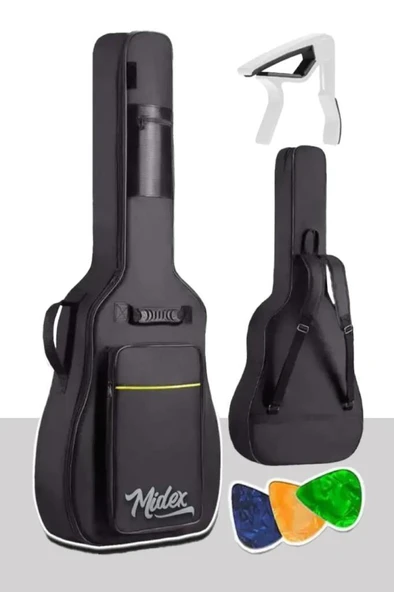 Midex CS-99 Case Klasik Gitar Çantası Gigbag Kalın (Capo Hediye) ürün görseli 1
