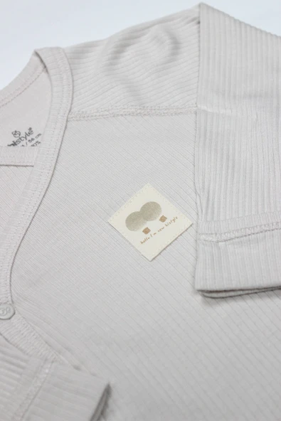 Bistyle Modal Flying Balloons 5'Li Hastane Çıkışı BS12109 Bej - Resim 3