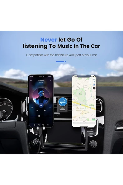 iPhone Uyumlu Aux Kablosu Lightning To 3.5mm Jack Çevirici Dönüştürücü Beyaz Bluetooth Gerektirmez - 3