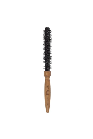Trina Ahşap Saplı Saç Fırçası 19 mm TRNFIRWOOD01 - 1