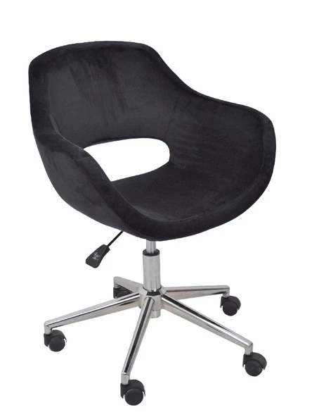 Monev 2 Siyah Kumaş Ev ve Ofis Çalışma Koltuğu - 6