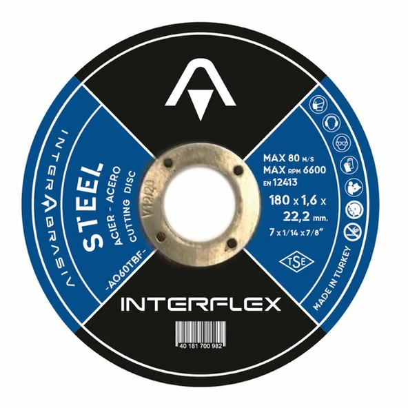 InterFlex Taş Metal 230X3,0 mm T41 (Düz) ürün görseli
