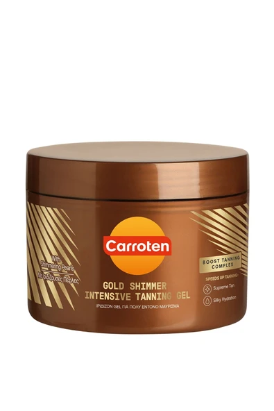 CARROTEN GOLD SHİMMER TANNİNG SPF'SİZ ALTIN IŞILTILI BRONZLAŞTIRICI GÜNEŞ JELİ 150ML