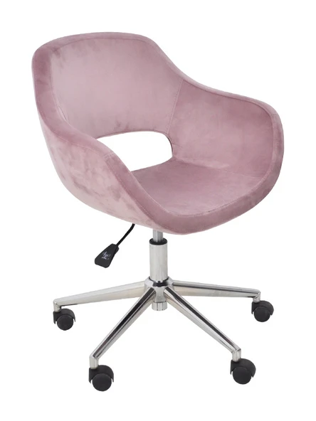 Monev 2 Pembe Kumaş Ev ve Ofis Çalışma Koltuğu - 2