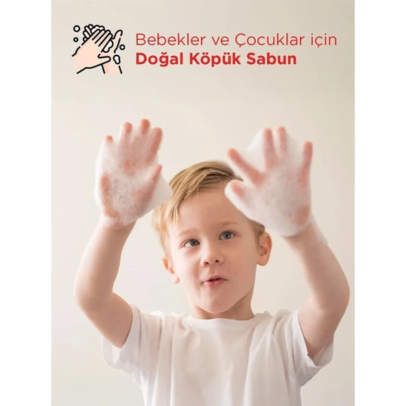 Babyton Çocuklar İçin Doğal Köpük Sabun Çilek - 4