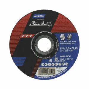 NORTON Starline 115X1,0 İnox Kesici Taş T41 ürün görseli