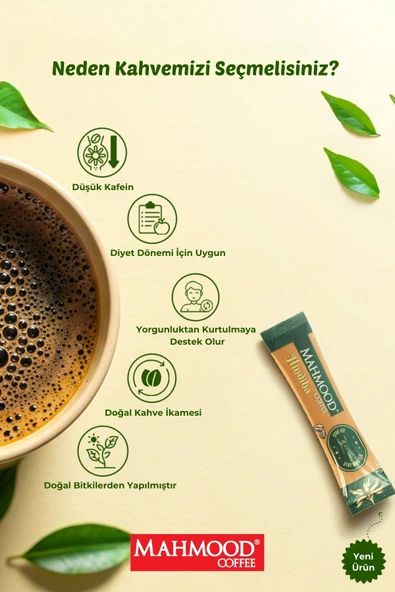 Mahmood Coffee Hindiba Kahvesi 2’li Paket 2g x 48 Stick  %60 Hindiba %40 Kahve - 2