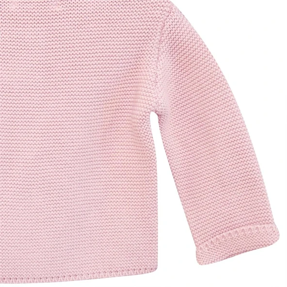 Andywawa AC24333 Basic Bebe Ceket Pink - Resim 4