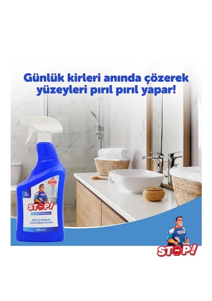 Stop Forte 3'lü Wc & Banyo Temizleyici - 3