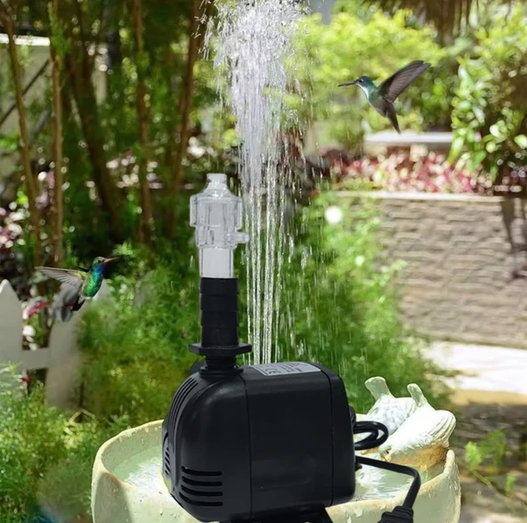 Süs Havuzu Motoru Sump Motor Şelale Motor 1.6 metre Yüksekliğe Su Yükseltebilir - 4