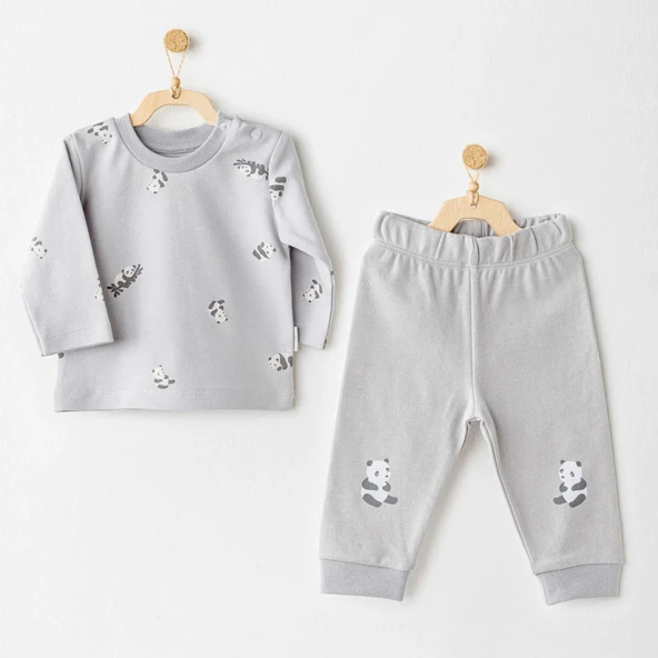 Andywawa AC26029 Keep Smiling 2'li Takım Grey ürün görseli 1