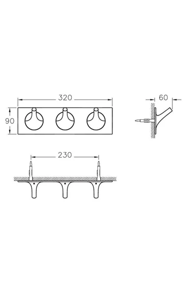 Artema İstanbul Askı, Krom, A48012 - 3