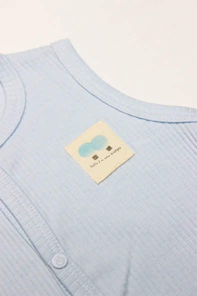 Bistyle Modal Flying Balloons Bebek Yelek BS18110 Mavi - 2