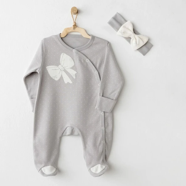 Andywawa AC26254 Baby Bow Bliss Tulum Takım Grey ürün görseli 1