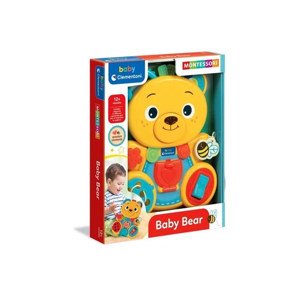 17856 Baby Clementoni - Montessori Aktiviteli Ayıcık - 1