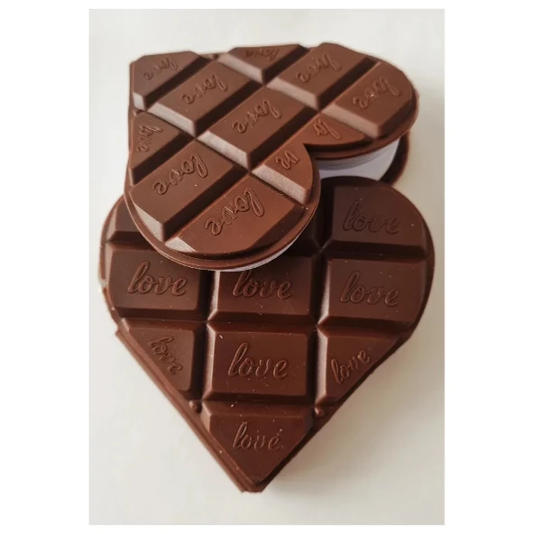 Kalp Tasarımlı Çikolata Not Defteri - 3