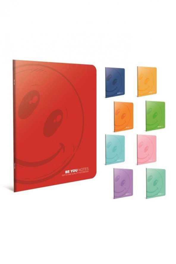 Gıpta (12 li)Back Tel Dikiş Plastik Kapak Defter A5 80 YP Kareli 4995