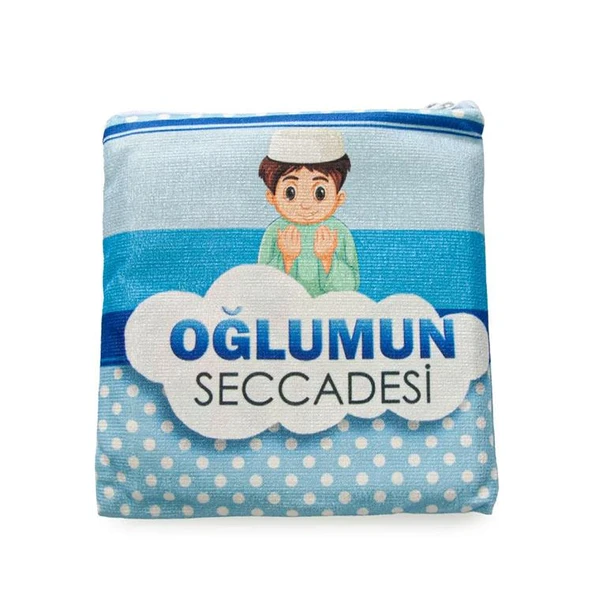 Çantalı Çocuk Seccadesi - Oğlumun Seccadesi - 5