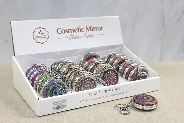 Taşlı El Aynası Anahtarlık Model 4 ürün görseli