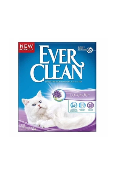 Lavender Lavantalı Kokulu Topaklaşan A Kalite Kedi Kumu 10 Lt.