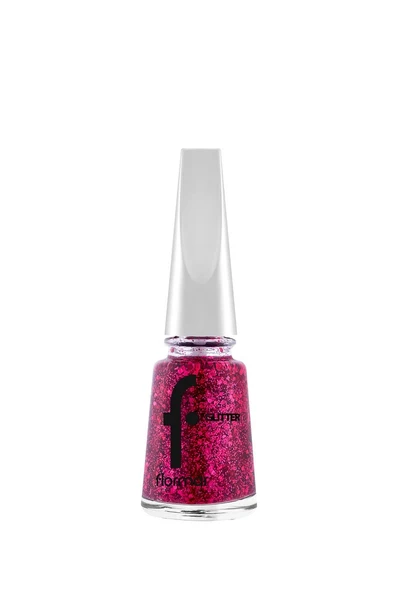 Flormar Glitter Yarı Transparan Parlak Bitişli Simli Oje 11 ml | 03 Ruby Light - 1