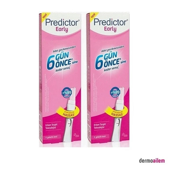 Predictor Early Erken Gebelik Testi 2'li